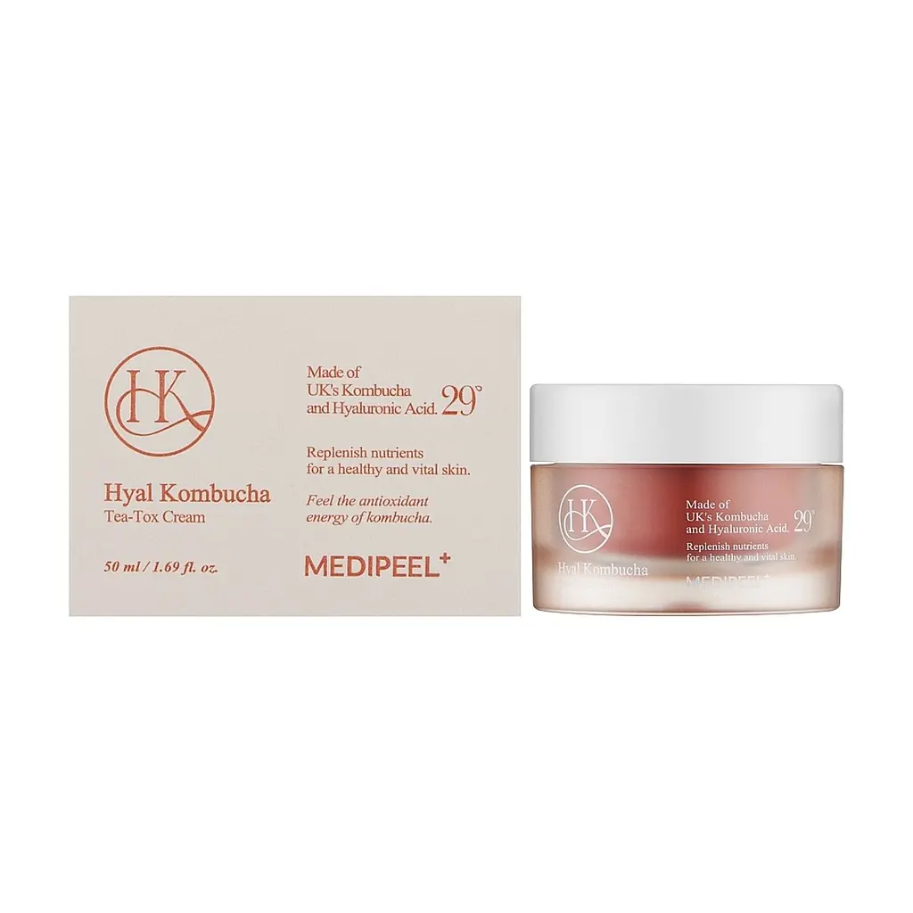 Крем для обличчя Medi-Peel Hyal Kombucha Tea-Tox Cream 50 мл (8809409346489) - фото 2