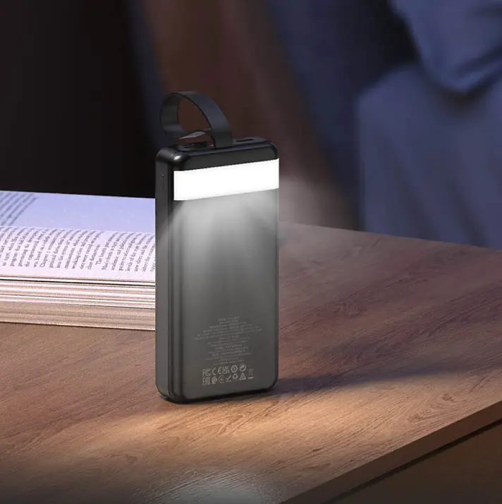 Power Bank Hoco J123B Element 22.5W+PD20W fully compatible power bank with digital display(30000mAh) Black - фото 3