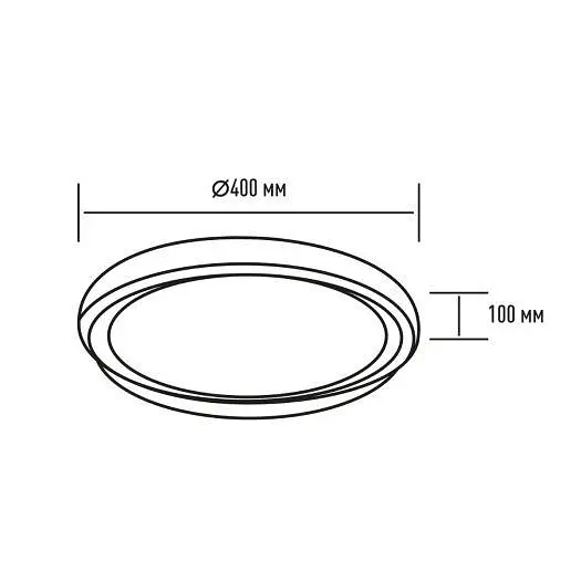 Світильник світлодіодний настінно-стельовий Maxus Functional Ceiling light 50W 3CCT Remote Aura з пультом - фото 3