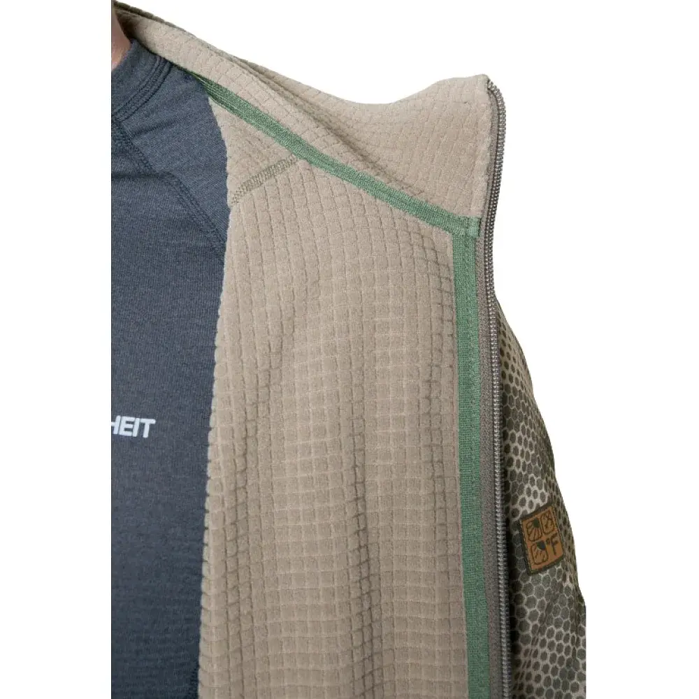 Кофта Fahrenheit Power Grid Full Zip Camo M/R Khaki - фото 5
