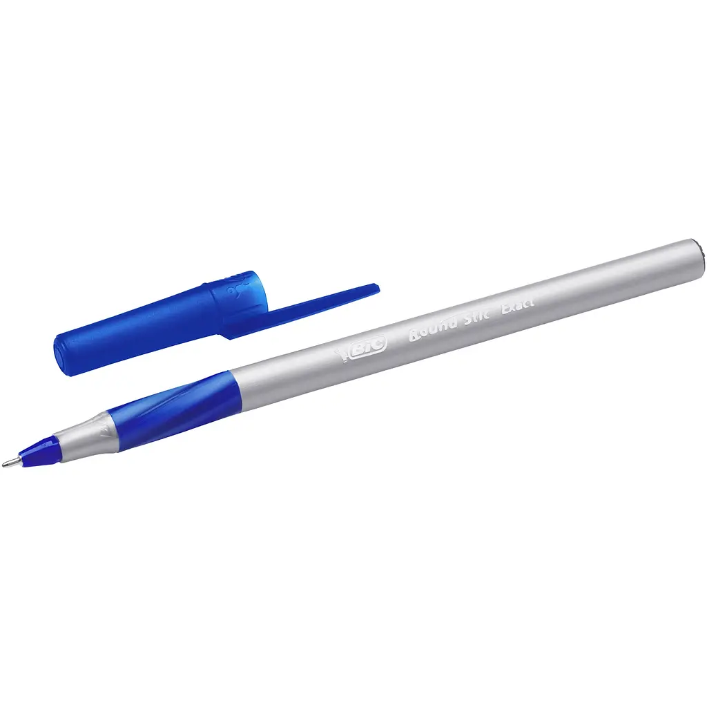 Ручка шариковая BIC Round Stic Exact 0.36 мм 4 шт. синяя (932857) - фото 5
