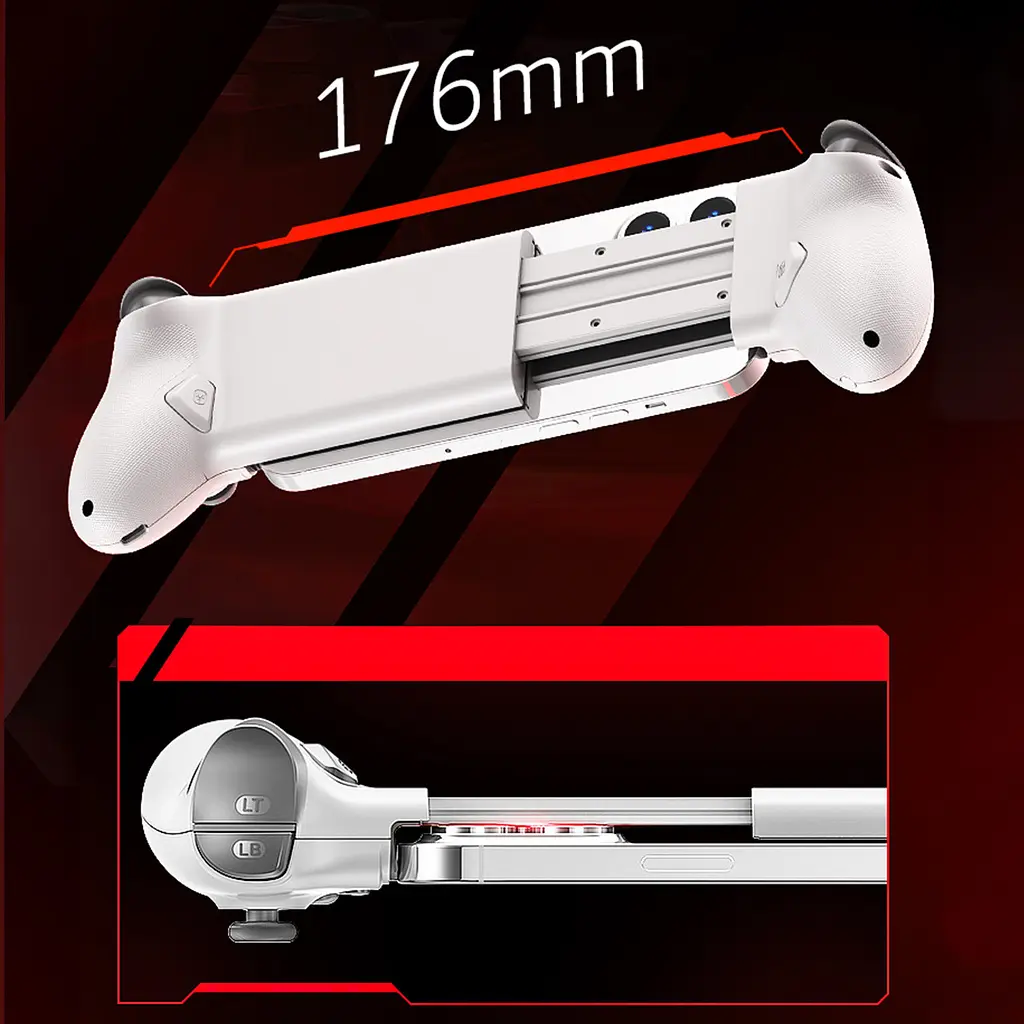 Джойстик з макросом для телефону Memo S3 BL шириною до 176 мм ігровий контролер тригер White (18531) - фото 8
