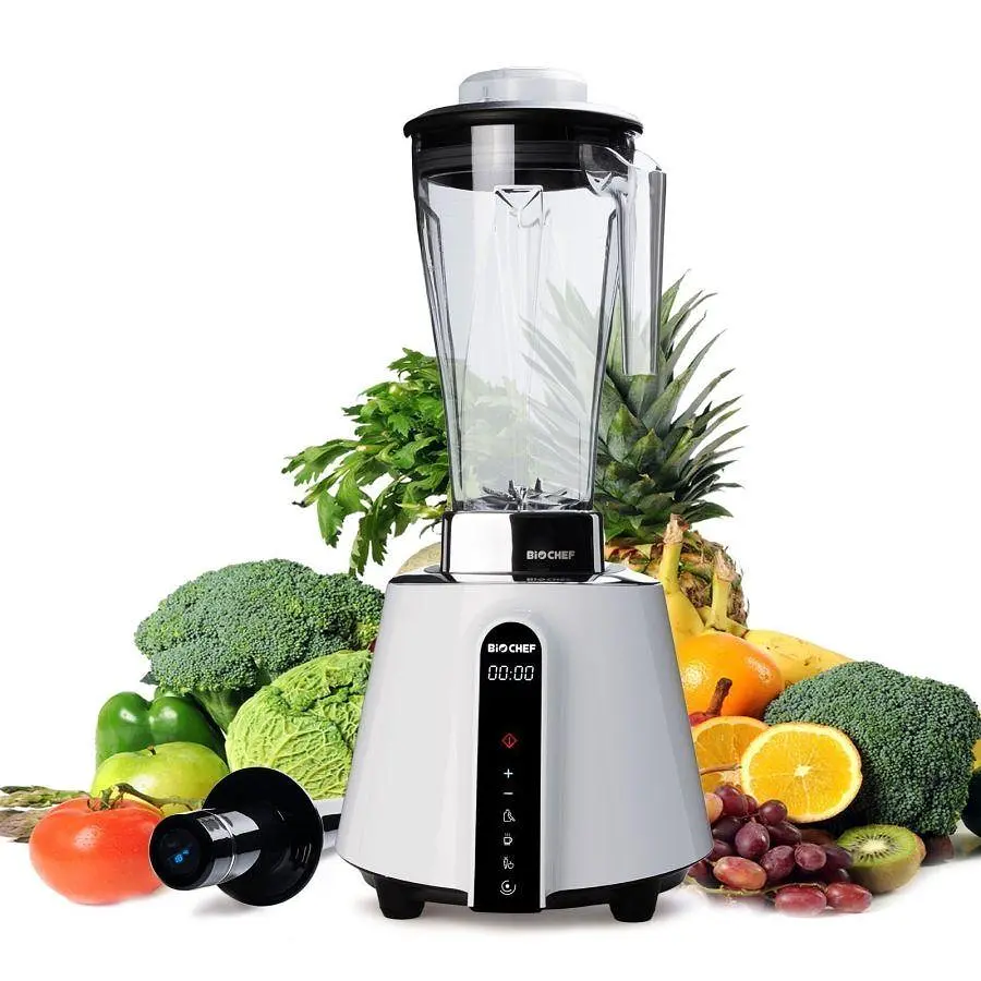 Профессиональный Блендер BioChef Living Food Blender с датчиком температуры, белый - фото 2