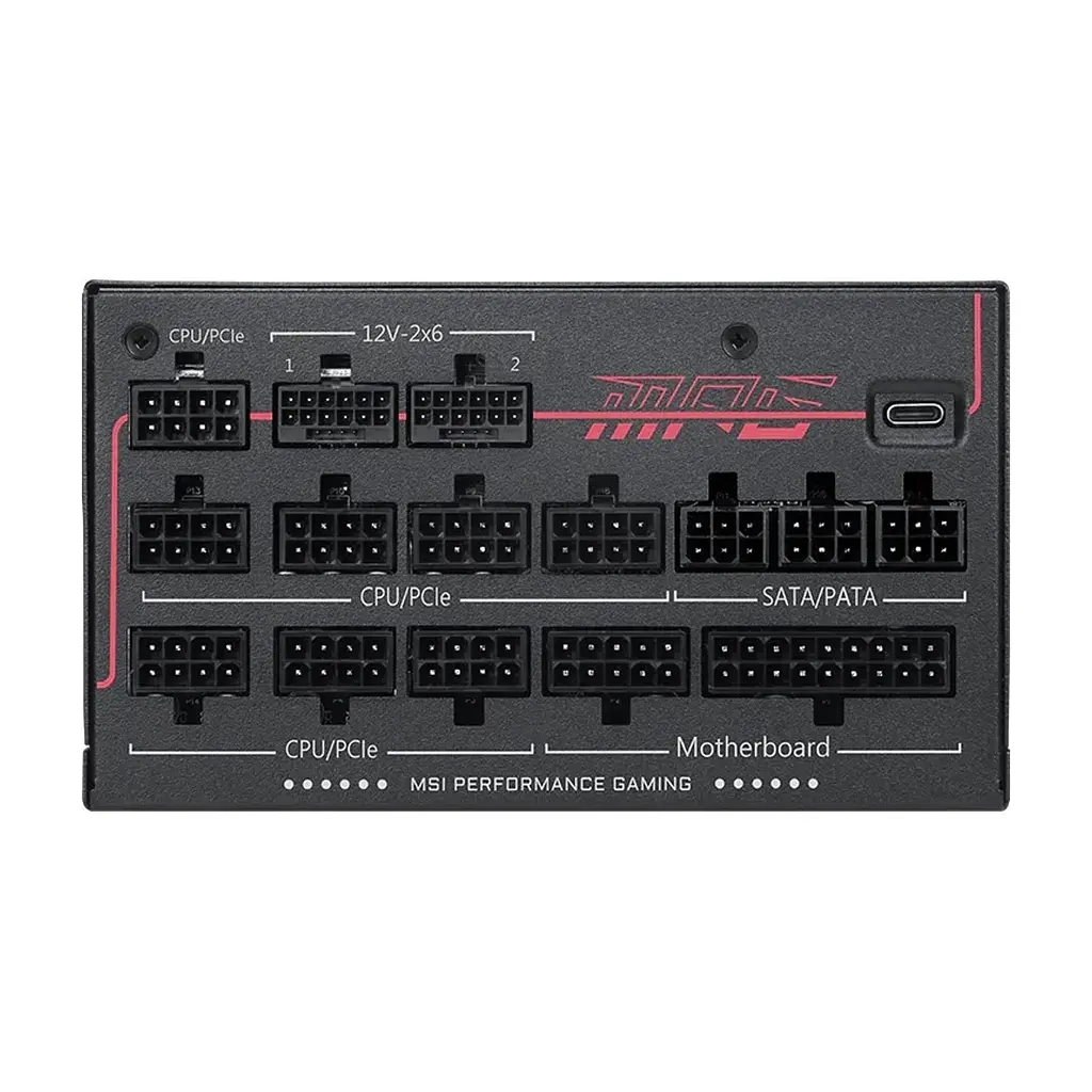 Блок живлення MSI 1300W (MPG Ai1300TS PCIE5) - фото 2
