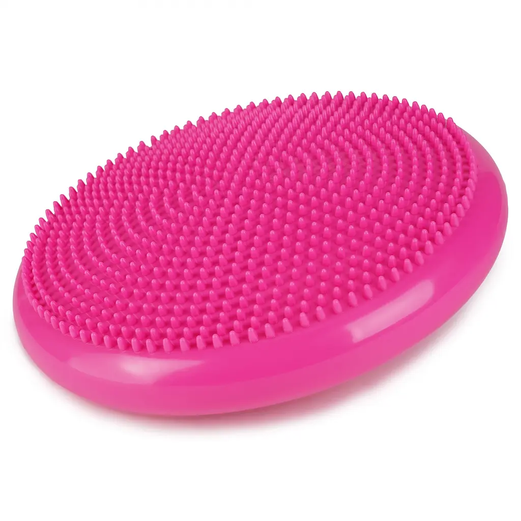 Балансувальна подушка-диск Cornix 33 см (сенсомоторна) масажна XR-0055 Pink - фото 3