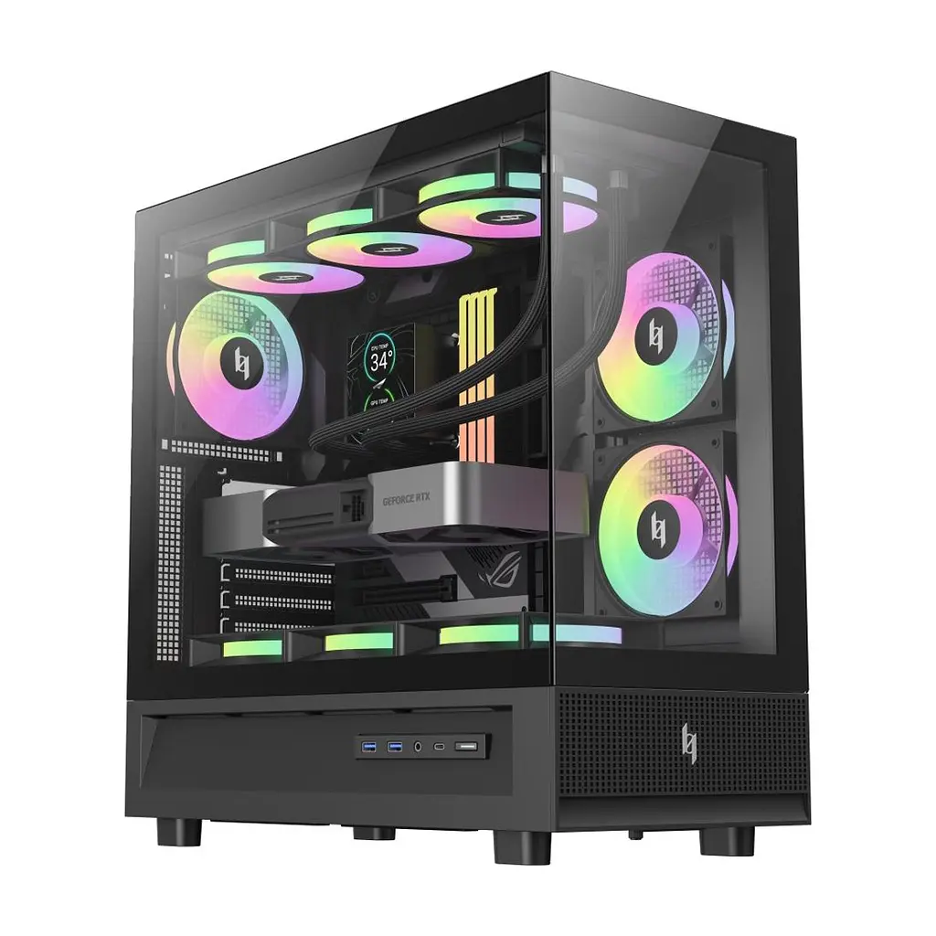 Корпус для ПК Gamemax NEX C51 BK - фото 8