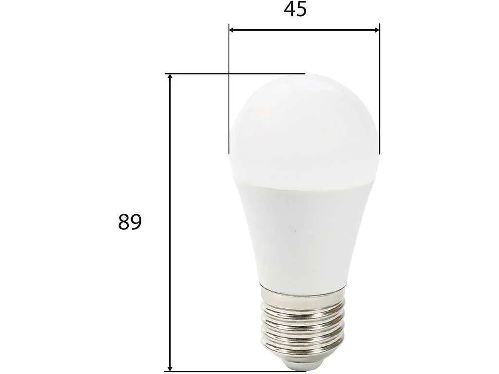 Лампа світлодіодна MIORRO 8W G45 c 720Lm ~ 175-265V арт.51-314-009. - фото 2