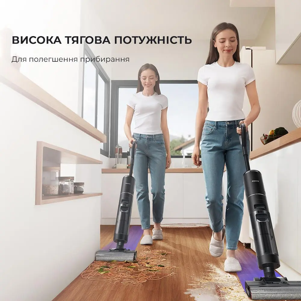 Вертикальний миючий пилосос Dreame Wet&Dry Vacuum Cleaner H12 Pro (HHR25A) - фото 4