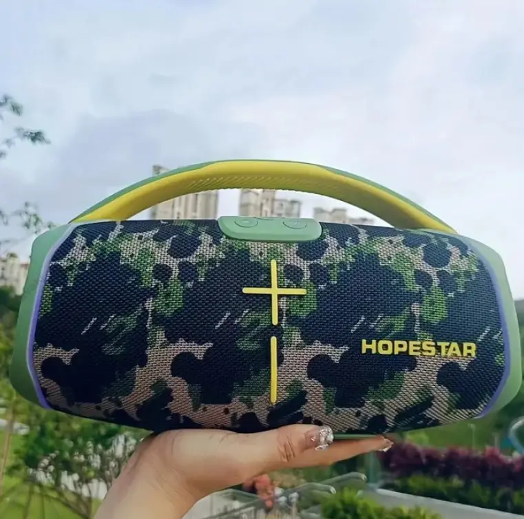Портативна Bluetooth-колонка Hopestar H61 Army Green - фото 2