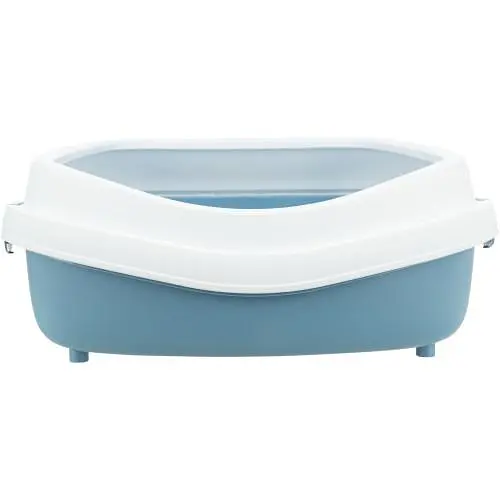 Туалет для кошек Trixie Primo XXL с бортиками сине-белый 56 х 25 х 71 см - фото 4