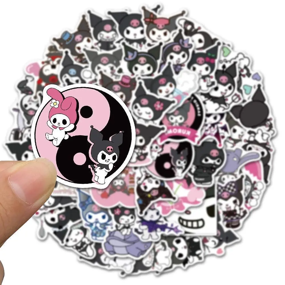 Стікерпак GeekLand Kuromi 50 штук - фото 5