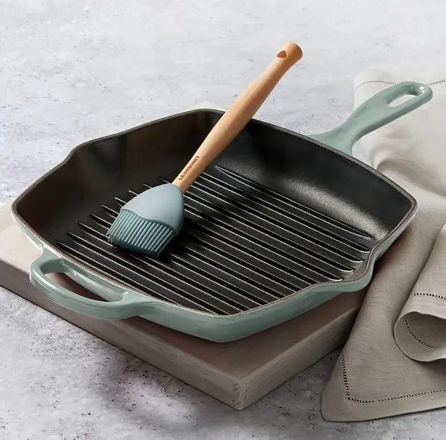 Сковорода-гриль Le Creuset Square Grillet 26 см морська сіль 20183267170422 - фото 6