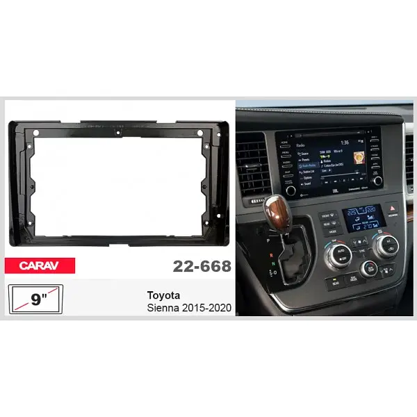 Переходная рамка Toyota Sienna Carav 22-668 - фото 6