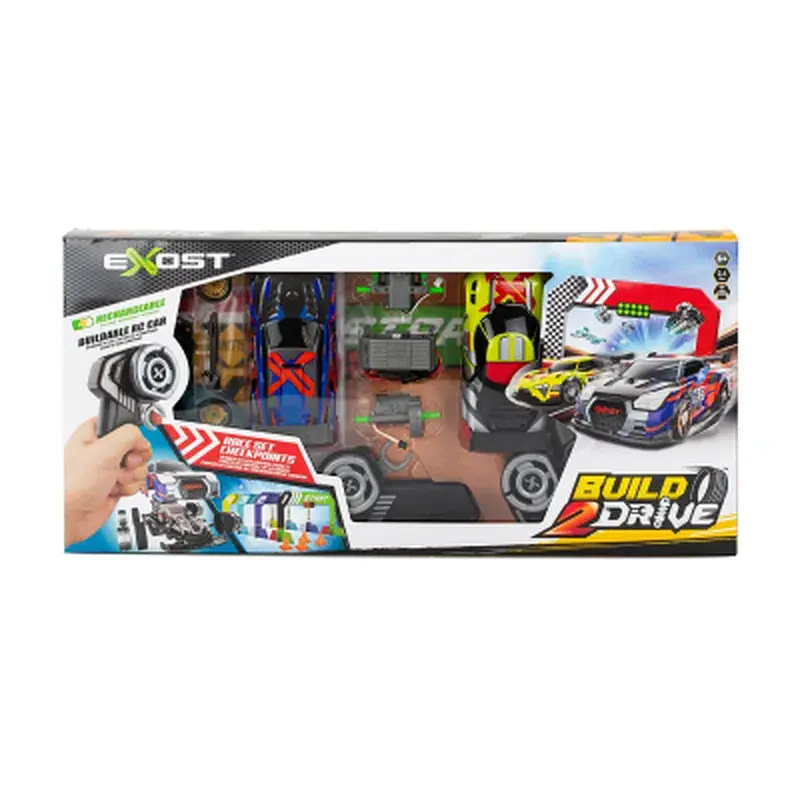 Ігровий набір Silverlit Build 2 Drive Duo Pack Race Set, РК, 2,4 GHz (ГГц), жовта та синя (20705) - фото 2