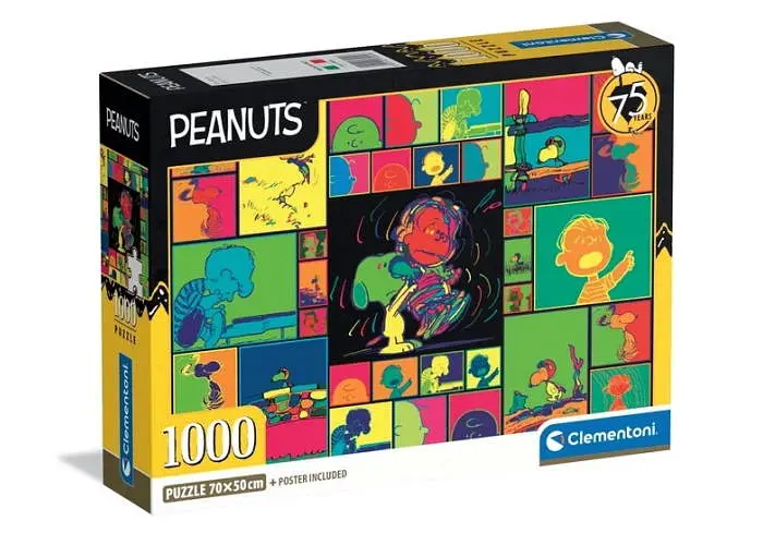 Пазл Clementoni Головні герої коміксу Пінатс (Peanuts Puzzle - 1000 pcs.), 1000 ел. (37069)