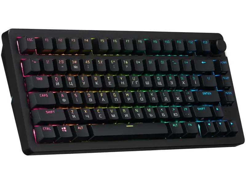 Клавіатура HyperX Alloy Rise 75 Black (91Y91AA) - фото 3