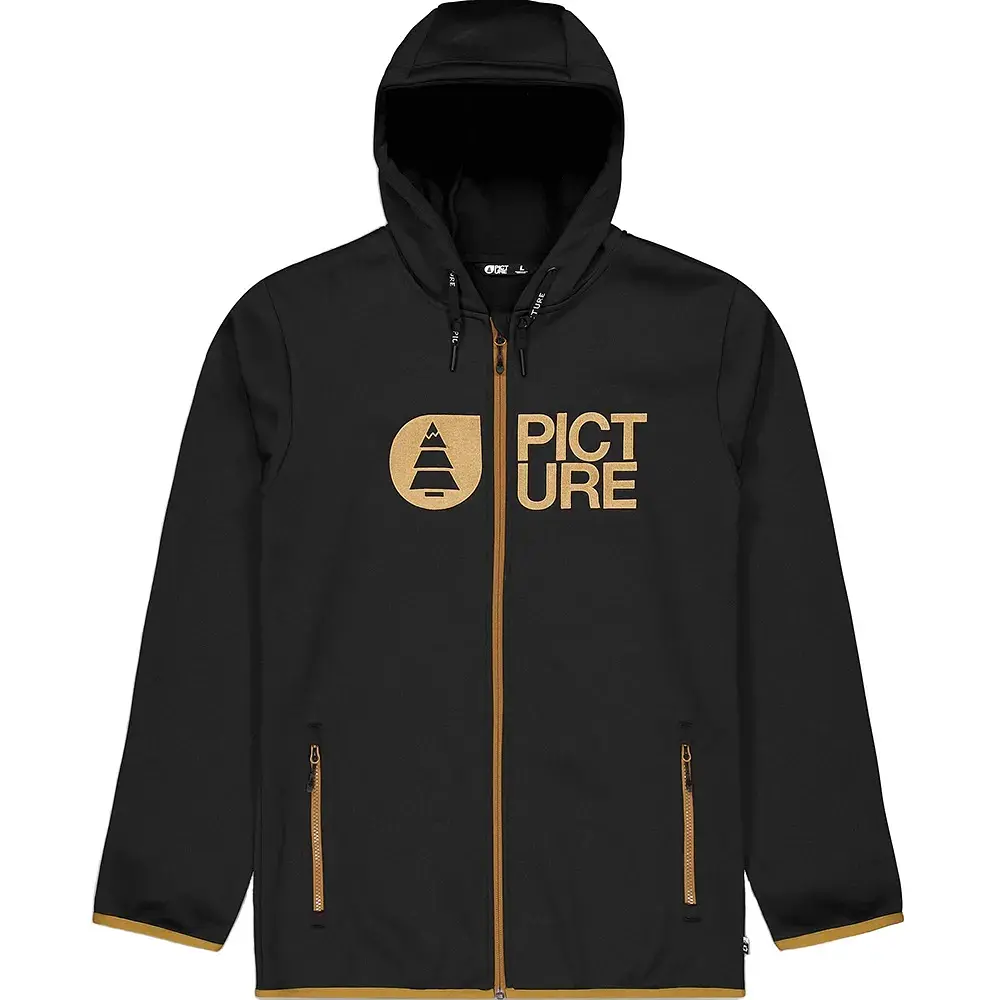 Толстовка Picture Organic Park Tech Hoody Zip L Чорний - фото 3