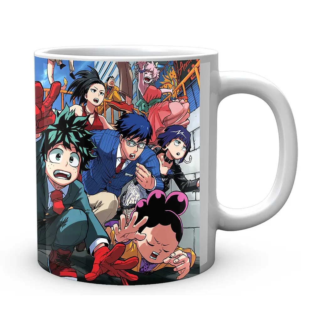 Кружка GeekLand Моя геройська академія My Hero Academia Герої біжать зі сходів MHA 02.525 - фото 3
