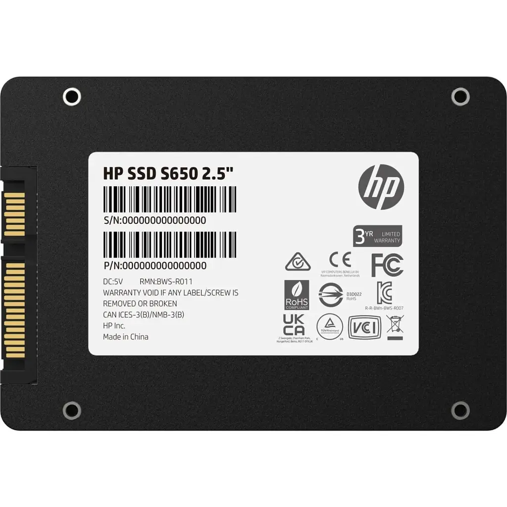 SSD накопичувач HP S650 240GB [345M8AA] [142875] - фото 6