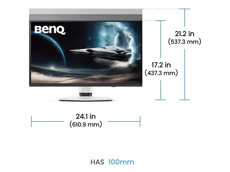 Монітор BenQ Mobiuz EX271QZ (9H.LP3LA.TBE) - фото 9