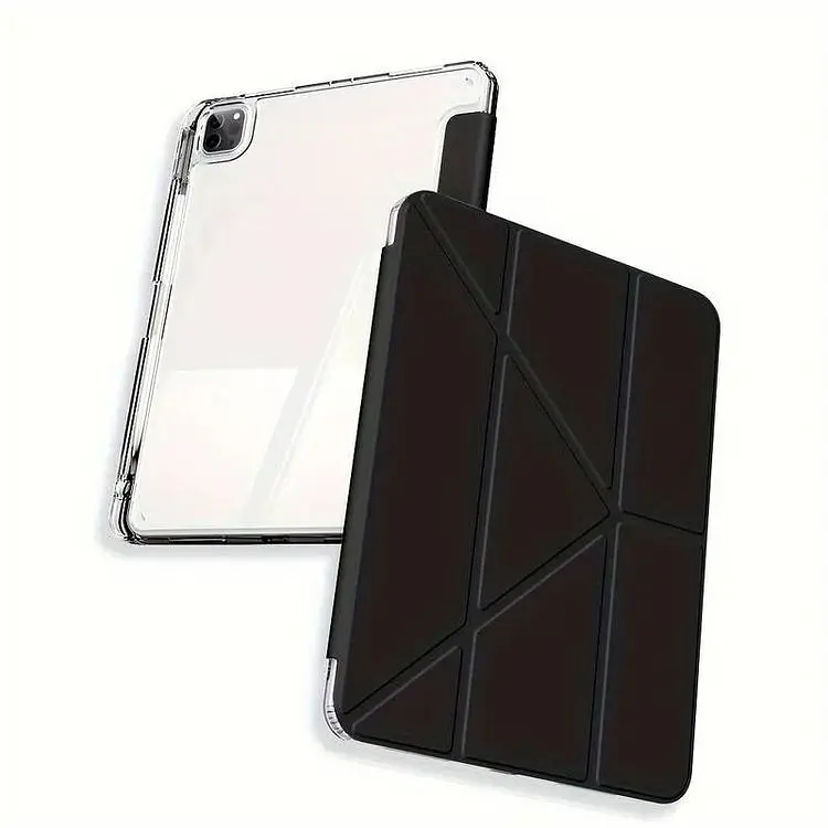 Обложка BeCover Ultra Slim Origami Transparent с креплением Apple iPad Pro 11" M4 2024 Black (711689) - фото 4