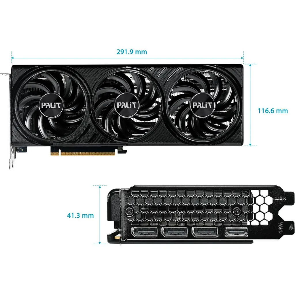Відеокарта Palit GeForce RTX 5060 Ti Infinity 3 16GB (NE7506T019T1-GB2061S) UA [154536] - фото 11