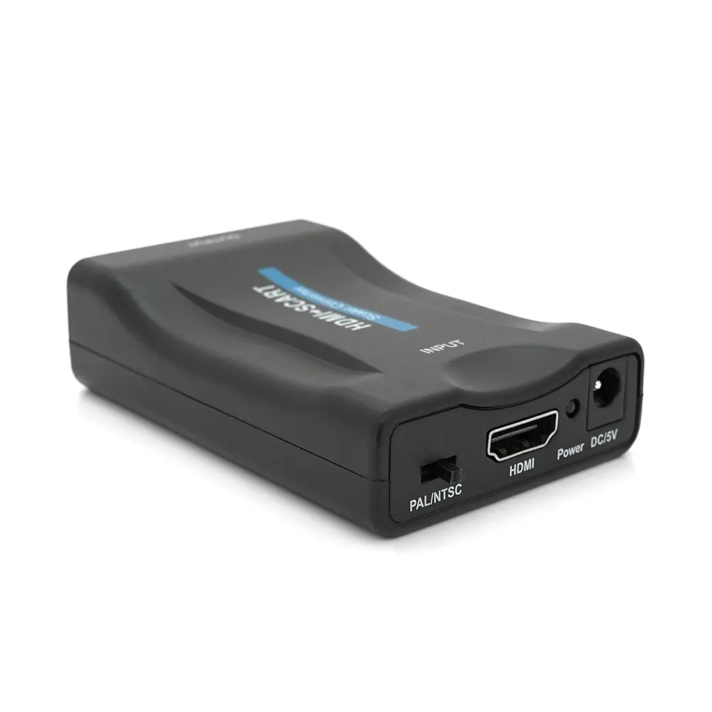 Конвертер Voltronic HDMI (папа) на SCART (мама), 5V/2A + переходник, Black, Box, Q250 - фото 3