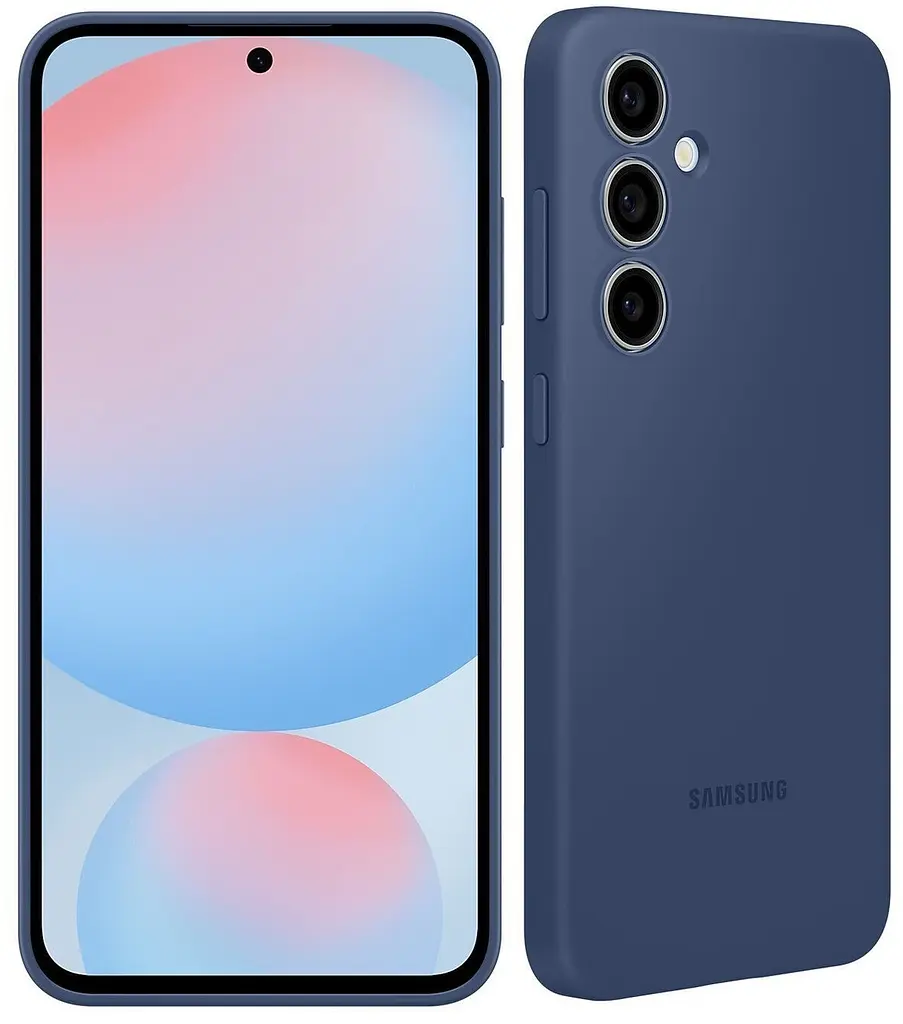 Оригінальний силіконовий чохол Samsung Silicone Case для Samsung Galaxy S24 FE Blue EF-PS721CLEGWW - фото 4