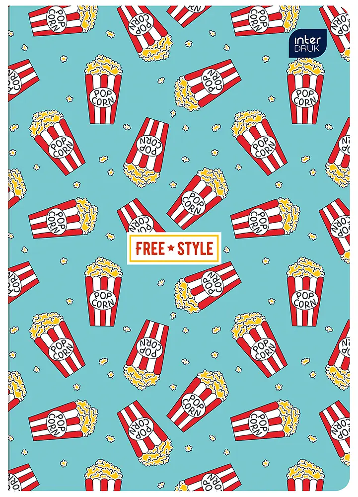 Зошит Interdruk Free style клітинка A5 24 аркуша 8 шт. (298720-8) - фото 3