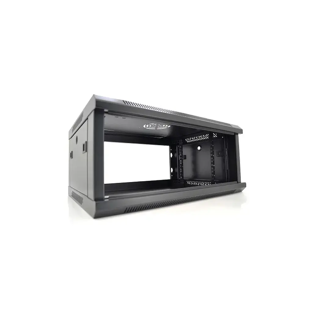 Шафа настінна Merlion 4U 19" 600*600*279 (Ш*Г*В)мм, black (Ml3-6604 / 23524) - фото 2