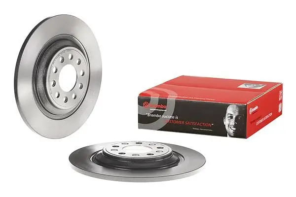 Диск гальмівний невентильований Jeep Cherokee V 13-25р Brembo (08.N283.81) - фото 2