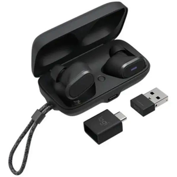 Навушники повністю бездротові Logitech Zone True Wireless (985-001082) чорні - фото 4