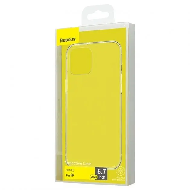 Чохол Baseus Simplicity Series Case для Apple iPhone 12 Pro (6.1) Transparent [57498] - фото 4