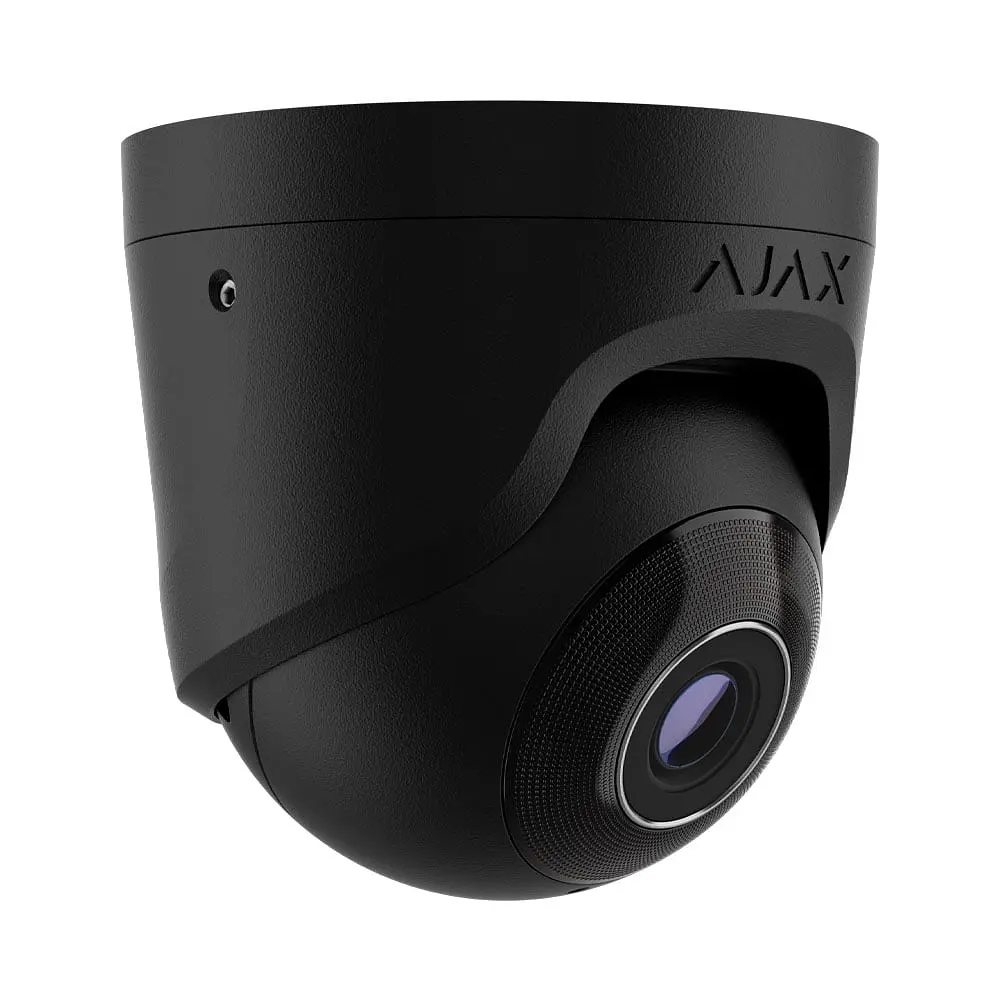 IP-відеокамера 5Mp Ajax TurretCam (5 Mp/2.8 mm) (8EU) ASP Black f=2.8mm з мікрофоном (26-00372) - фото 2