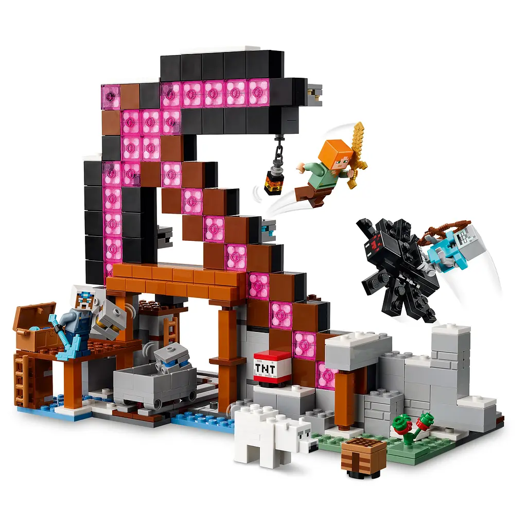Конструктор LEGO Minecraft Шахта Кирка 530 деталей (21277) - фото 6