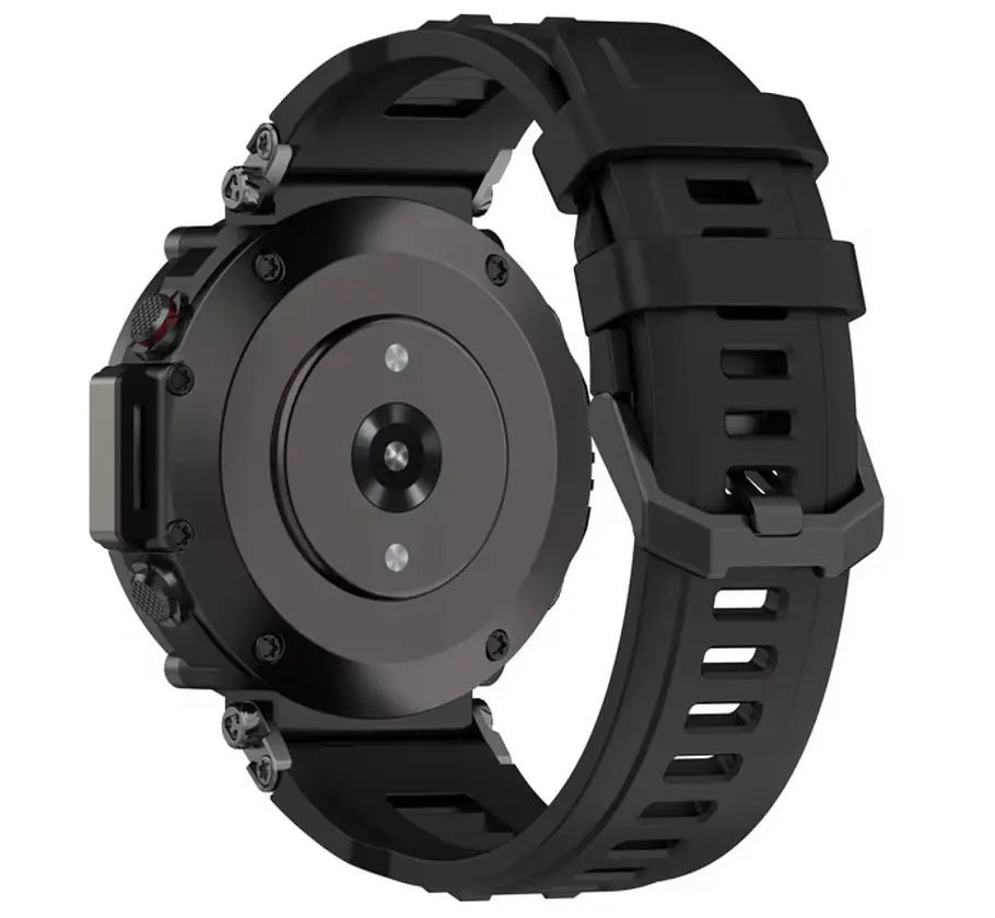 Силиконовый ремешок Primolux для смарт-часов Amazfit T-Rex Ultra (A2142) Black - фото 2