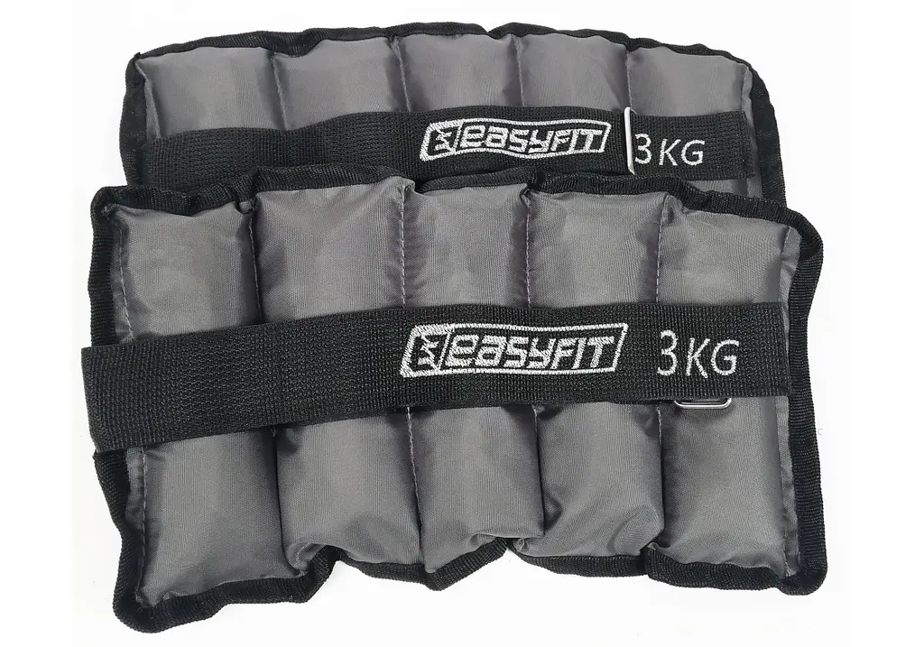 Обтяжувачі EasyFit 2 х 3 кг для ніг та рук з металом (EF-AWTМ-300)