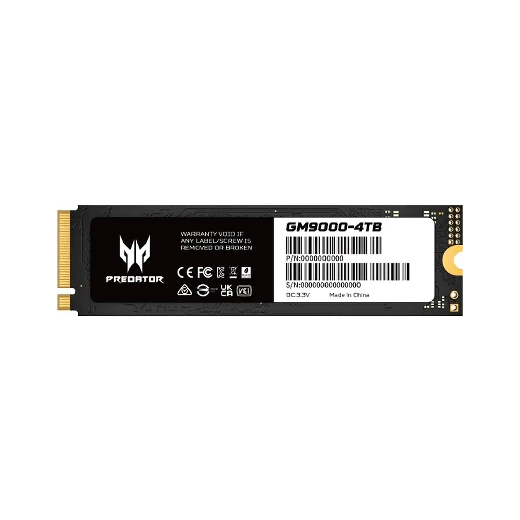 Накопичувач SSD M.2 2280 4TB GM9000 Acer Predator (BL.9BWWR.131) - фото 6