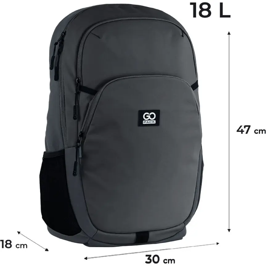 Рюкзак GoPack Education Teens 185 темно-сірий (GO25-185L-1) - фото 3