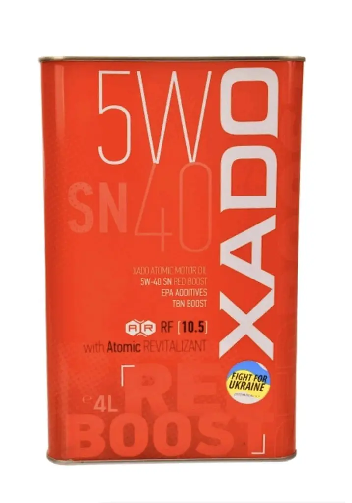 Моторна олива XADO Atomic Oil 5W-40 SN Red Boost 4 л (ХА 26269) - фото 2