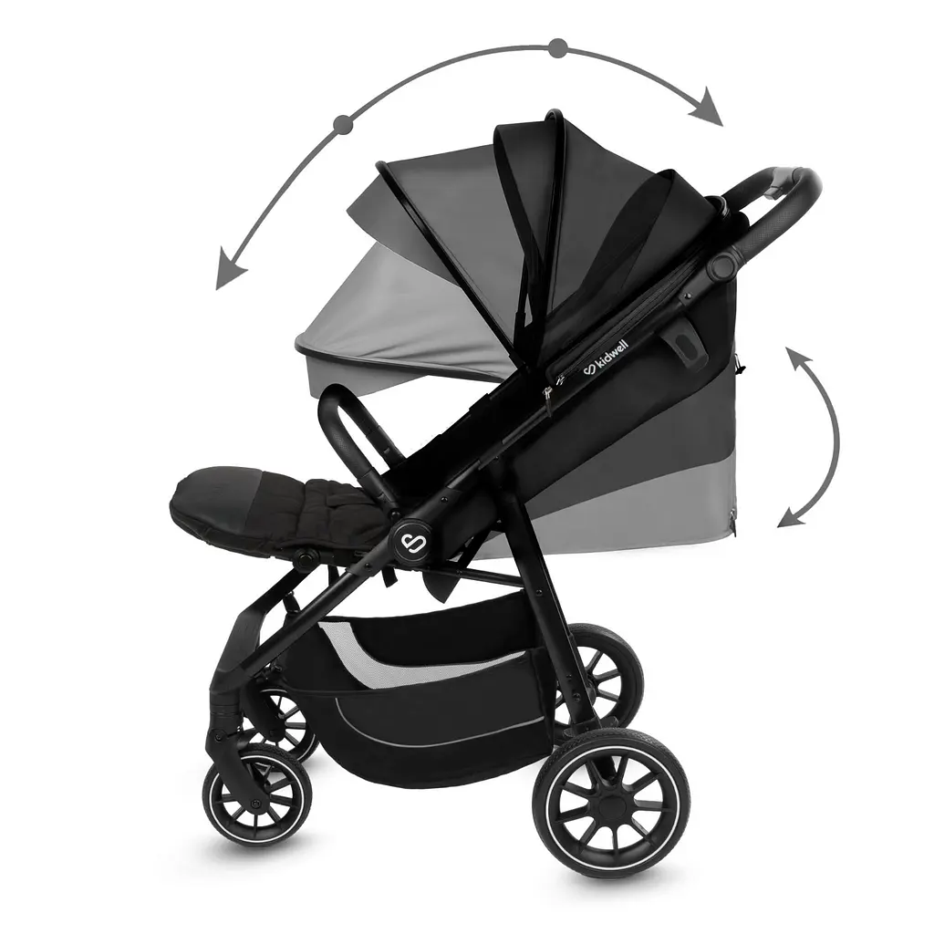 Прогулянкова коляска Kidwell Enzo Black - фото 9
