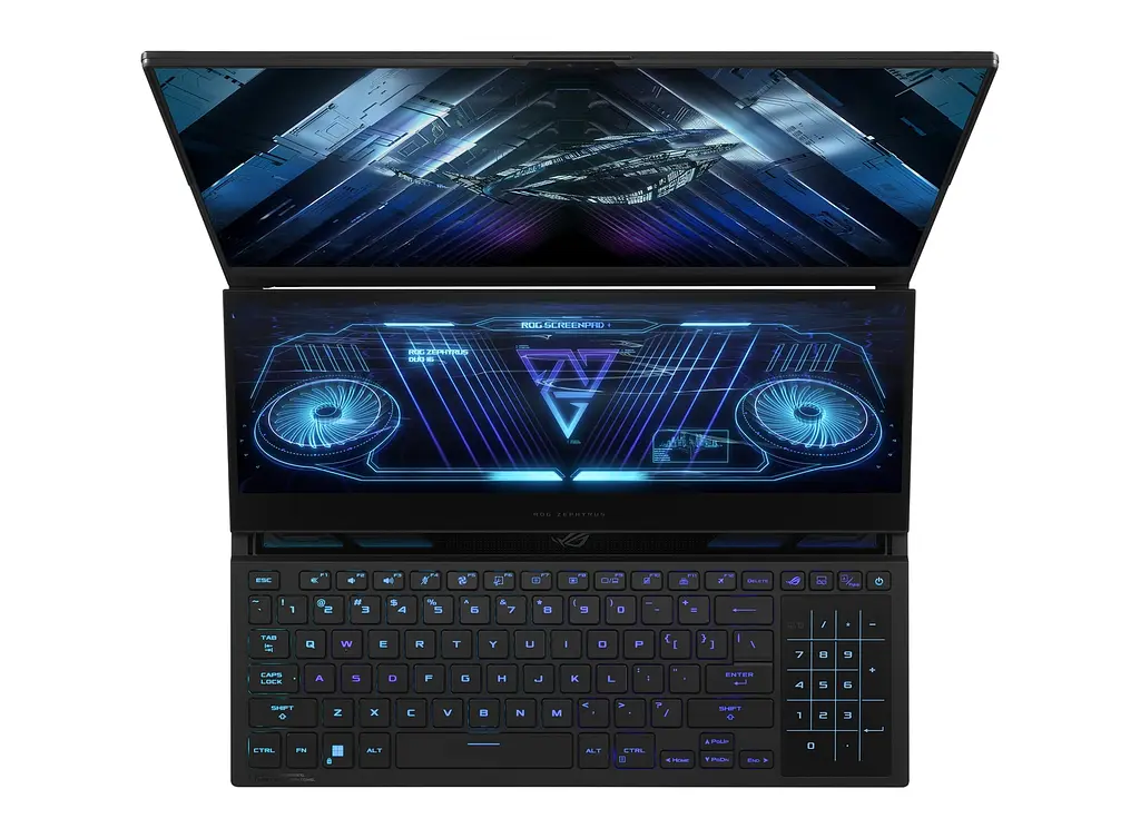 Ноутбук ASUS ROG Zephyrus Duo 16 GX650PY-NM025X 16' QHD+ mLED, AMD R9-7945HX, 32GB, F1TB, NVD4090-16, Win11P, Черный (90NR0BI1-M001H) - фото 3