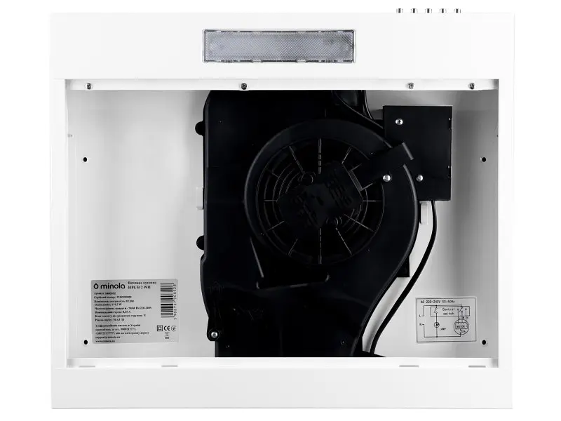 Витяжка Minola HPL 512 WH - фото 4