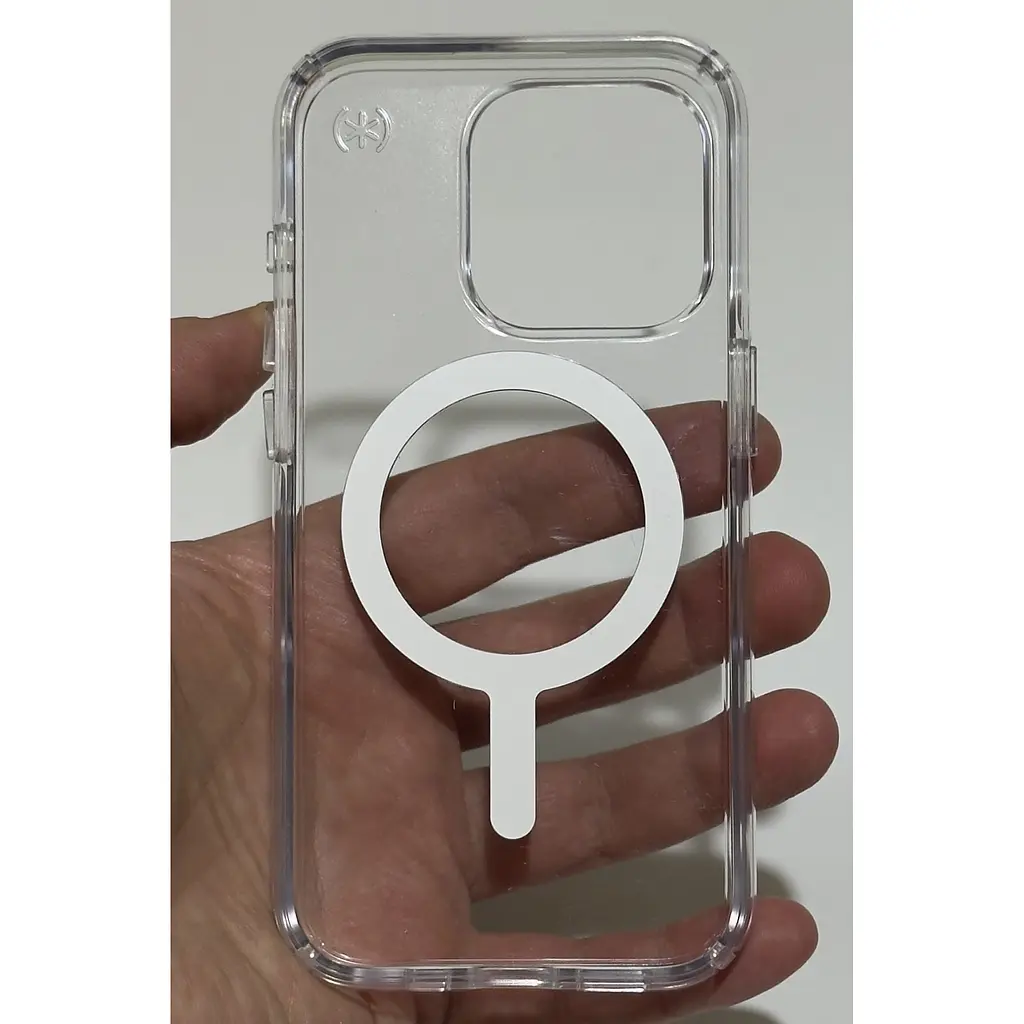 Чохол прозорий протиударний Speck Presidio Clear Case MagSafe для Apple Iphone 15 Pro (6.1") 150559-3240 - фото 9