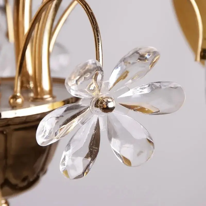 Люстра подвесная Brille флористика E14 40W G (LK-332S/5) - фото 2