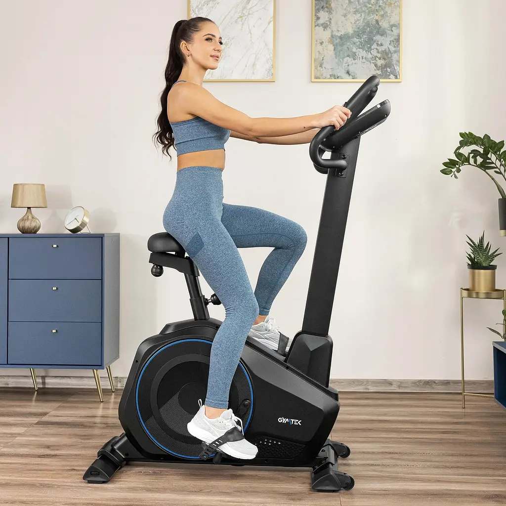 Велотренажер Gymtek XB6000 електромагнітний синій - фото 8