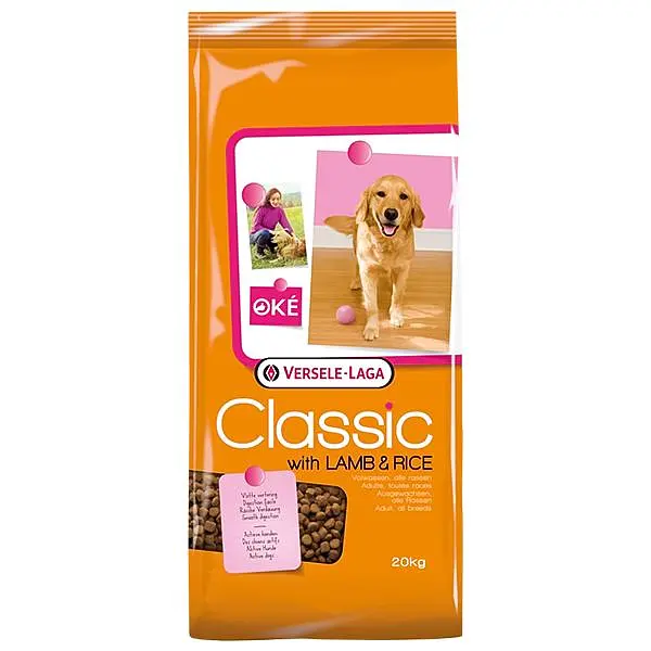 Сухий преміум корм для собак Versele-Laga Classic Dog Lamb&Rice Верселе-Лага Класік Ягня і Рис 20 кг (380178)