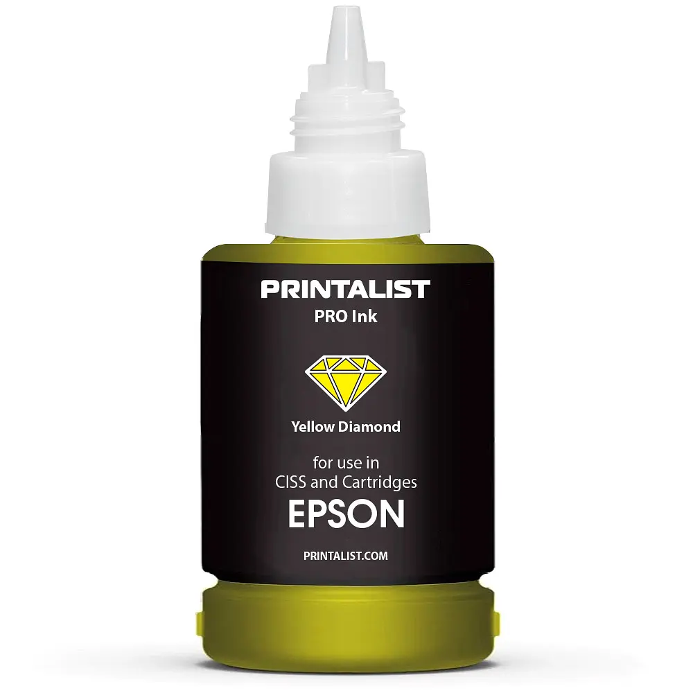 Чорнило PRINTALIST для Epson 140г Yellow водорозчинне (PL-INK-EPSON-Y) - фото 3