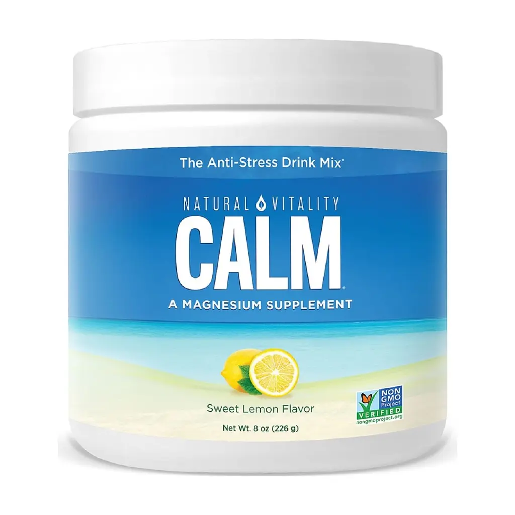 Мінерали Natural Vitality Напій-антистрес, смак солодкий лимон, CALM, The Anti-Stress Drink (PTG-04352)