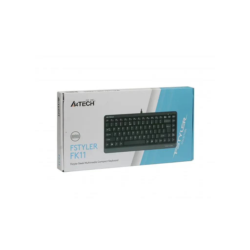 Клавиатура A4Tech FK11 Fstyler Compact Size USB Grey (FK11 USB (Grey)) - фото 7